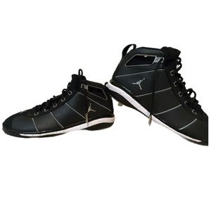 Nike Baseball Jordan Derek Jeter Hightop Metal Black Cleats Men’s US 12